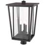 3_Seoul 23 3/4"H Oil-Rubbed Bronze 3-Light Outdoor Post Light more views