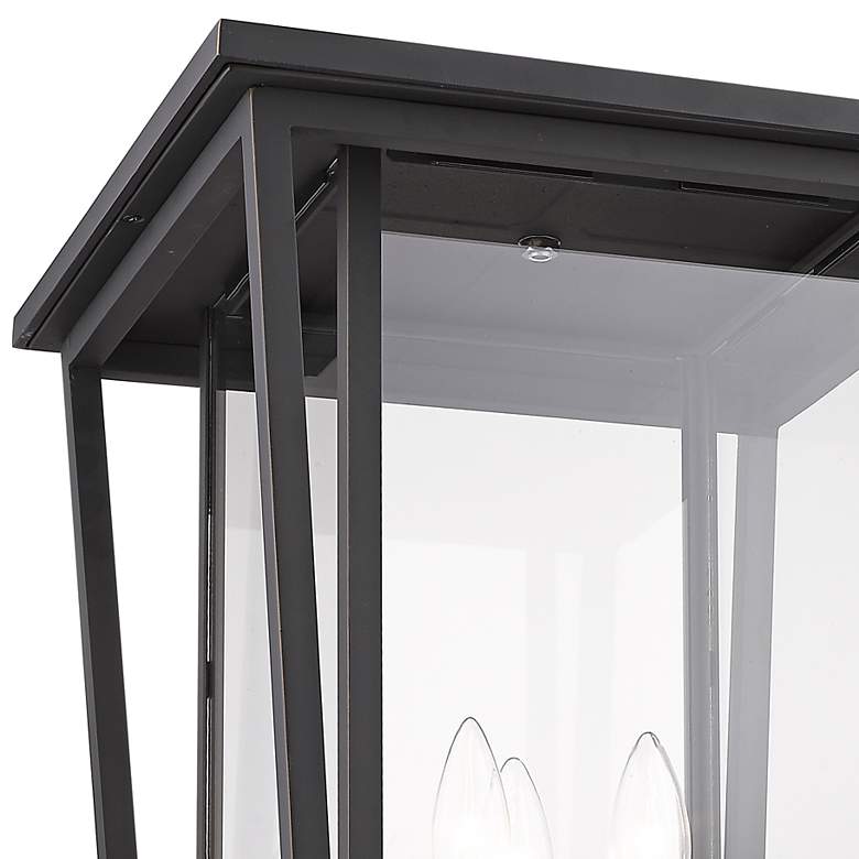 Image 2 Seoul 25 3/4" High Oil-Rubbed Bronze Outdoor Pier Light more views