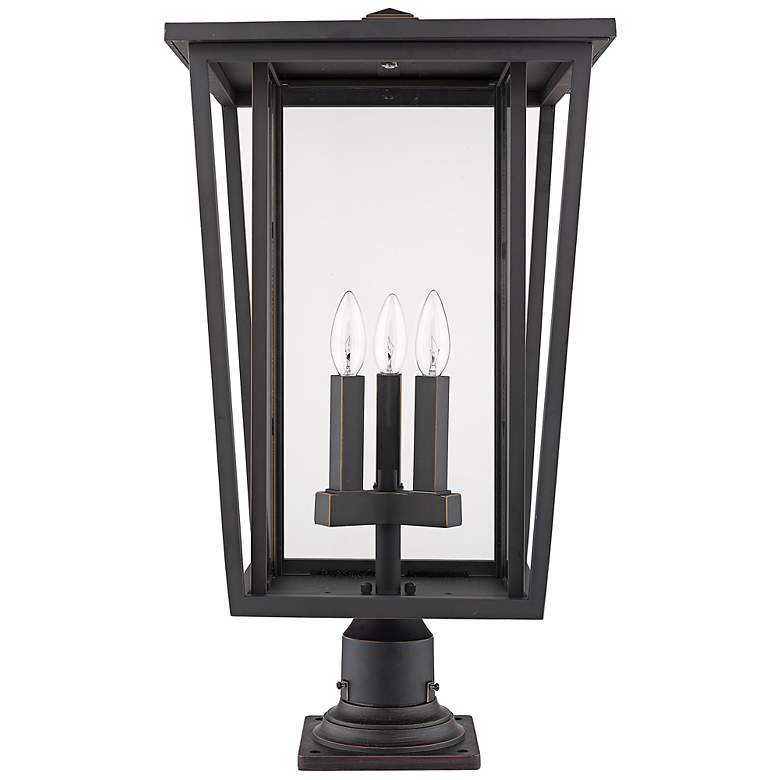 Image 5 Seoul 25 3/4" High Oil-Rubbed Bronze Outdoor Pier Light more views