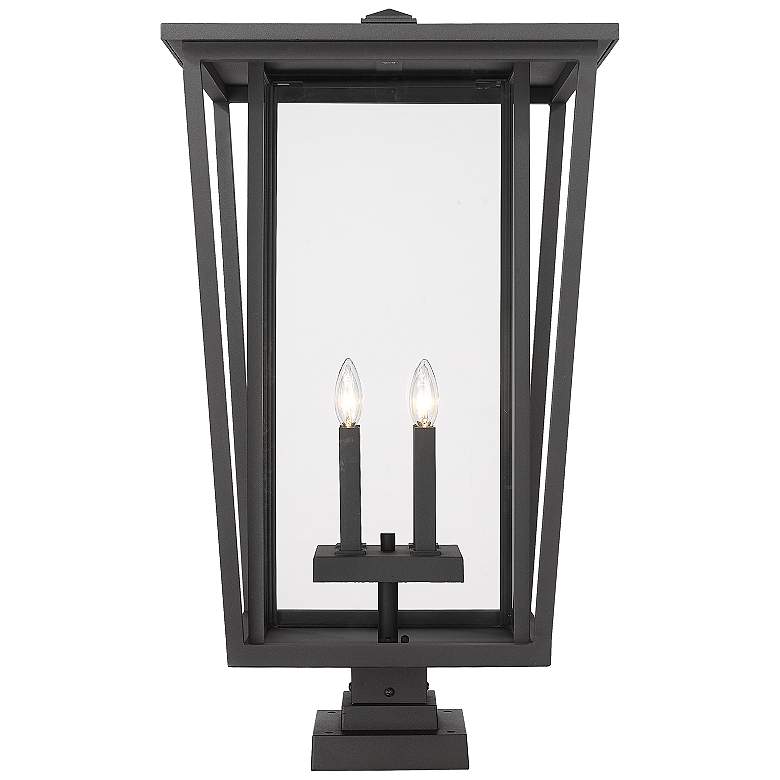 Image 4 Seoul 32" High Black Outdoor Pier Light more views