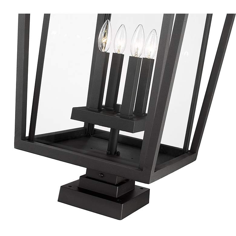 Image 6 Seoul 32" High Black Outdoor Pier Light more views