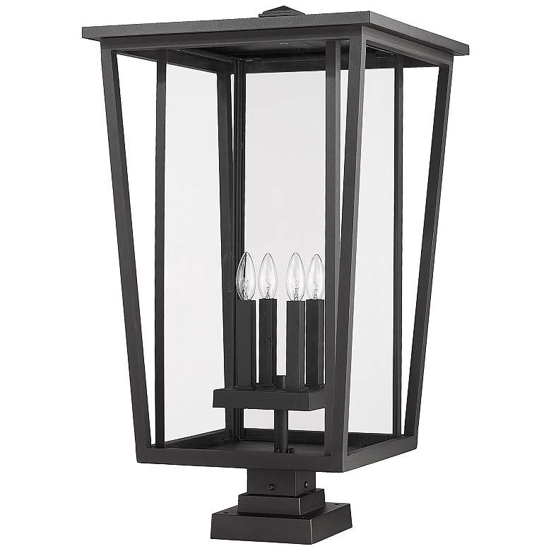 Image 7 Seoul 32" High Black Outdoor Pier Light more views