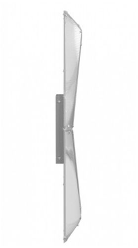Image 3 Seoul 36"H Geometric LED Wall Sconce in Chrome more views