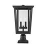 5_Seoul by Z-Lite Black 2 Light Outdoor Pier Mounted Fixture more views