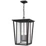 Seoul by Z-Lite Oil Rubbed Bronze 3 Light Outdoor Chain Ceiling Fixture