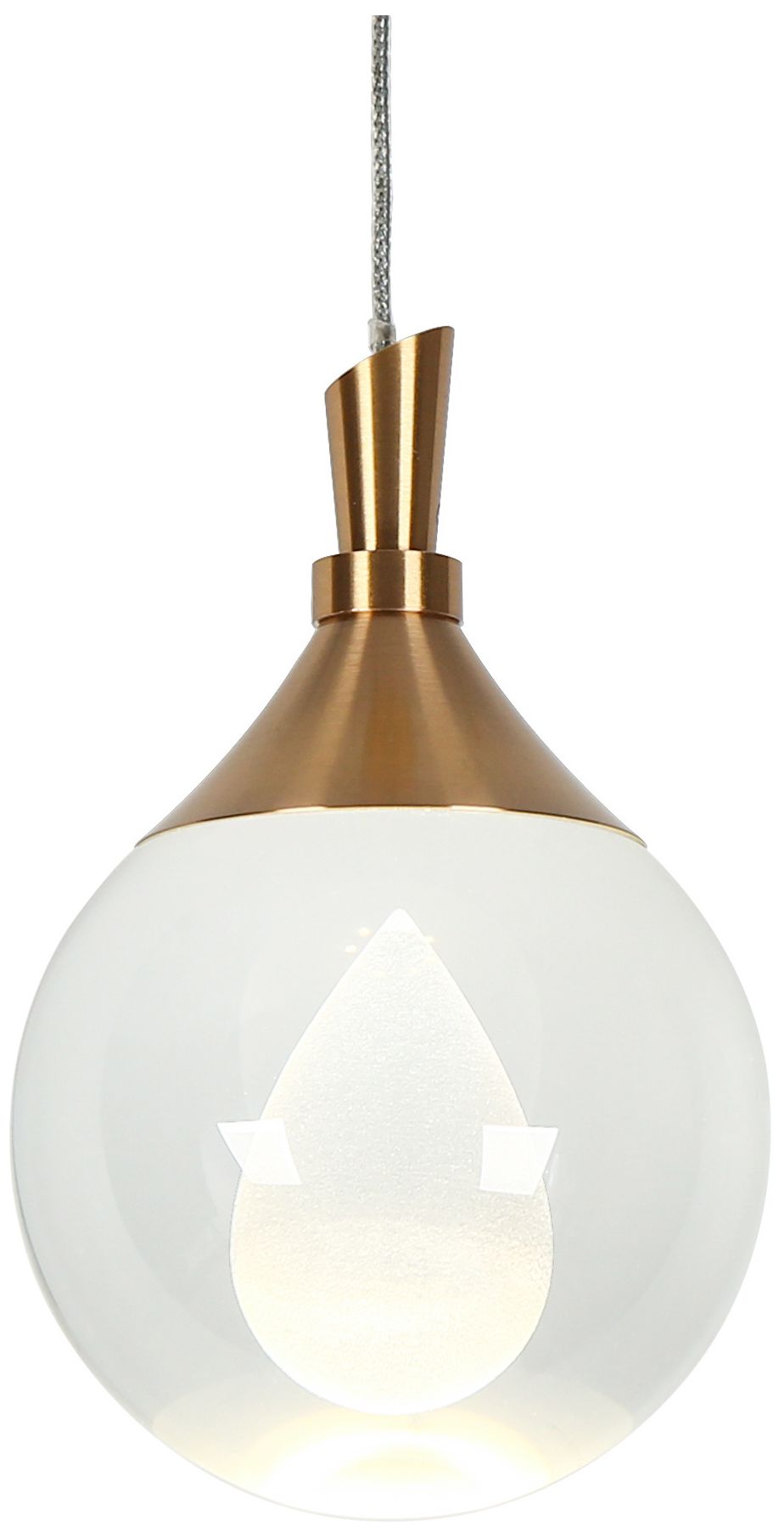 Sepear 1-Light Crystal Pendant Light - Made to Order