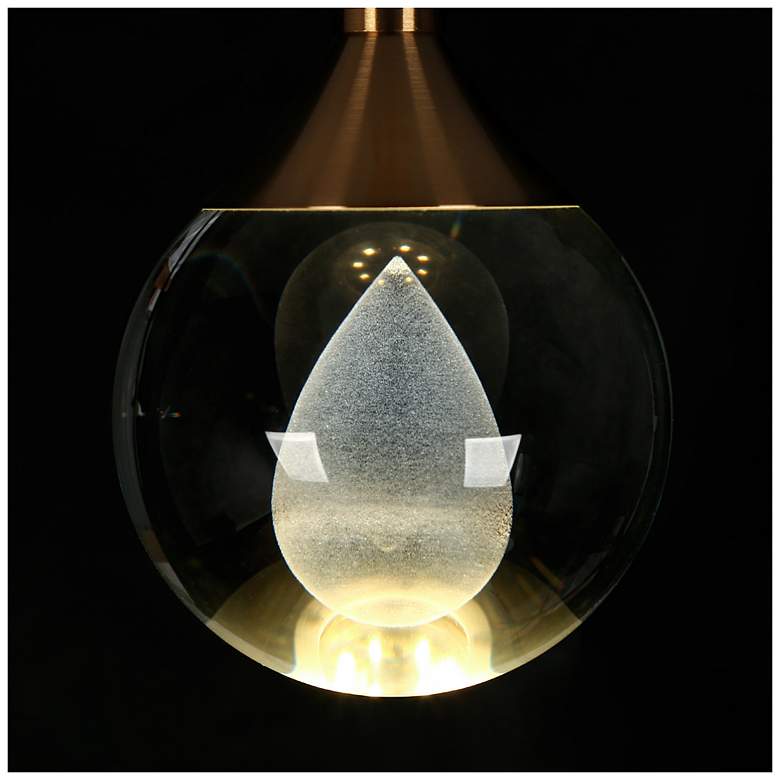 Image 6 Sepear 1-Light Crystal Pendant Light more views
