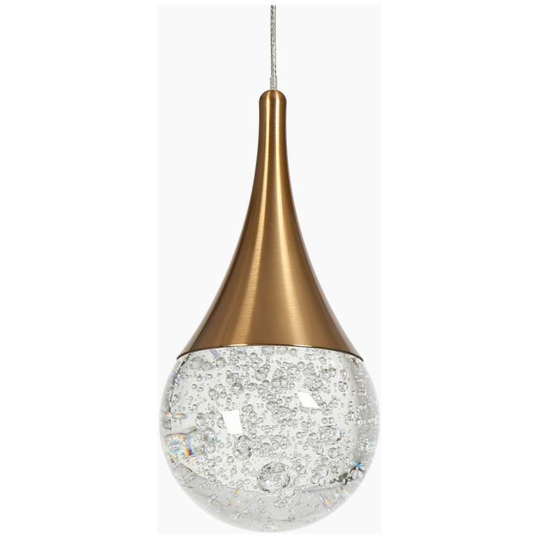 Image 3 Sepear 1-Light LED Crystal Pendant Light more views