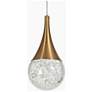 3_Sepear 1-Light LED Crystal Pendant Light more views