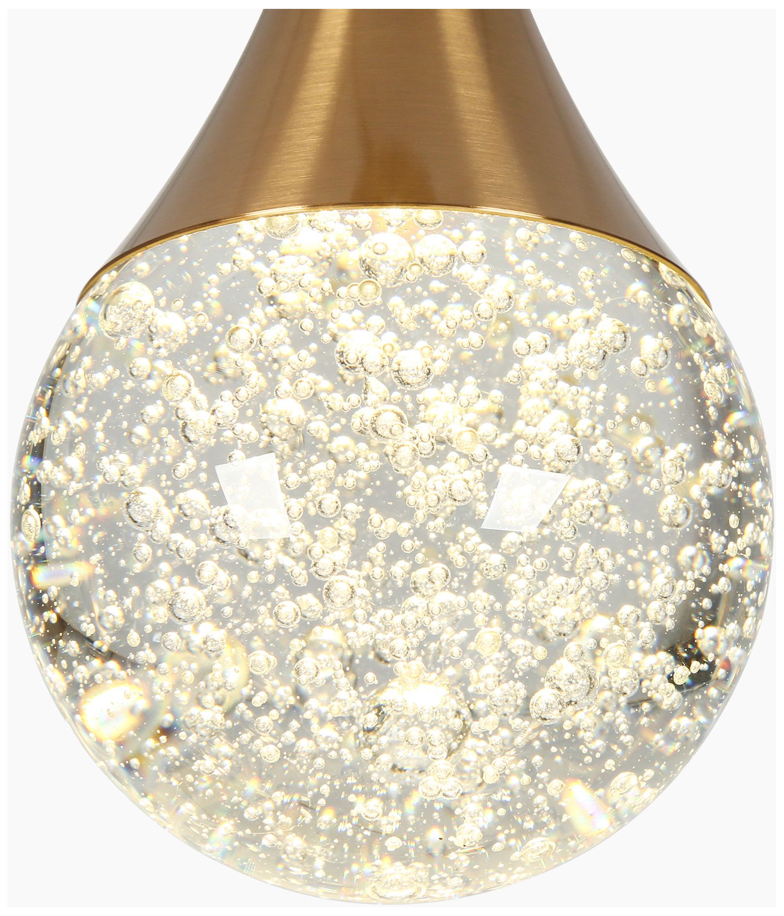 Sepear 1-Light LED Crystal Pendant Light