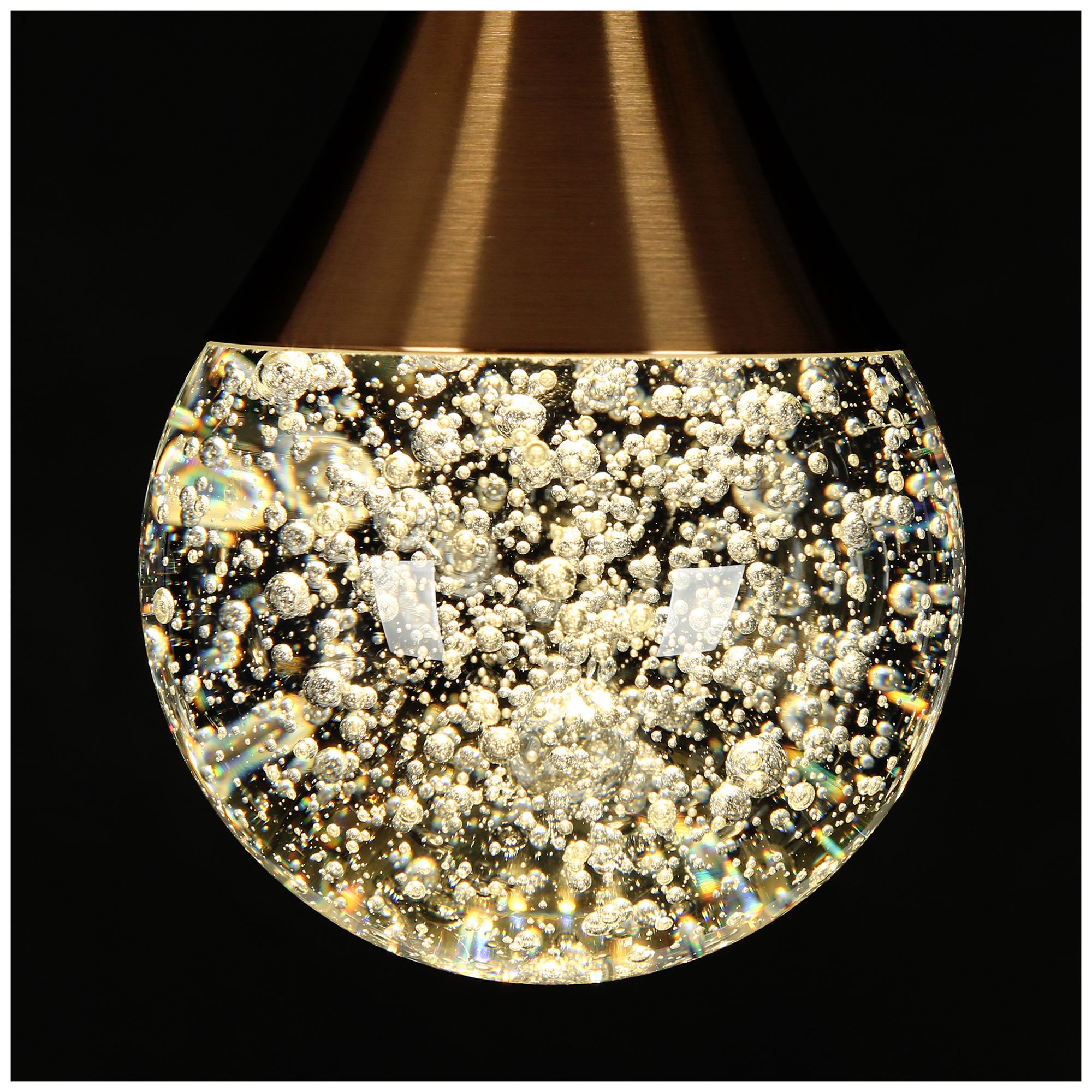 Sepear 1-Light LED Crystal Pendant Light