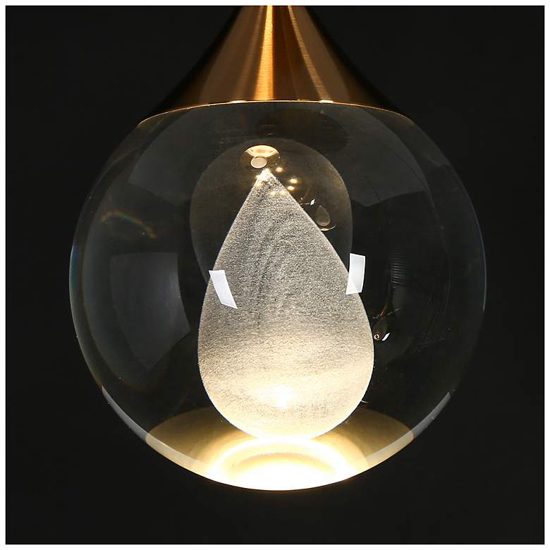 Image 6 Sepear 3-Light LED Cluster Crystal Island Pendant Light more views