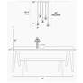 7_Sepear 5-Light LED Cluster Crystal Island Pendant Light more views