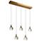 Sepear 5-Light LED Crystal Island Pendant Light