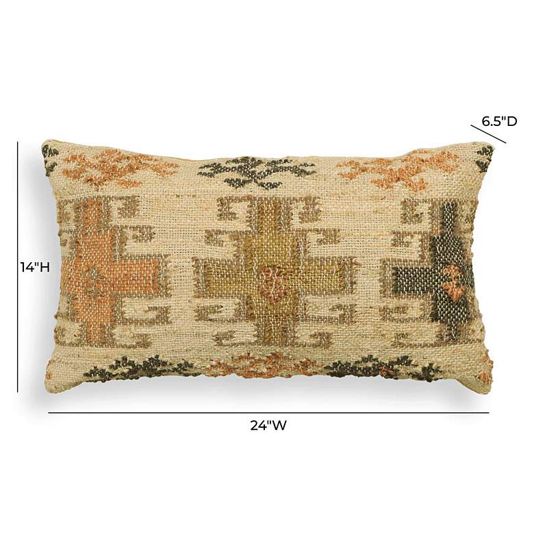 Image 4 Sephine Multi-Color 24" x 14" Rectangular Accent Pillow more views