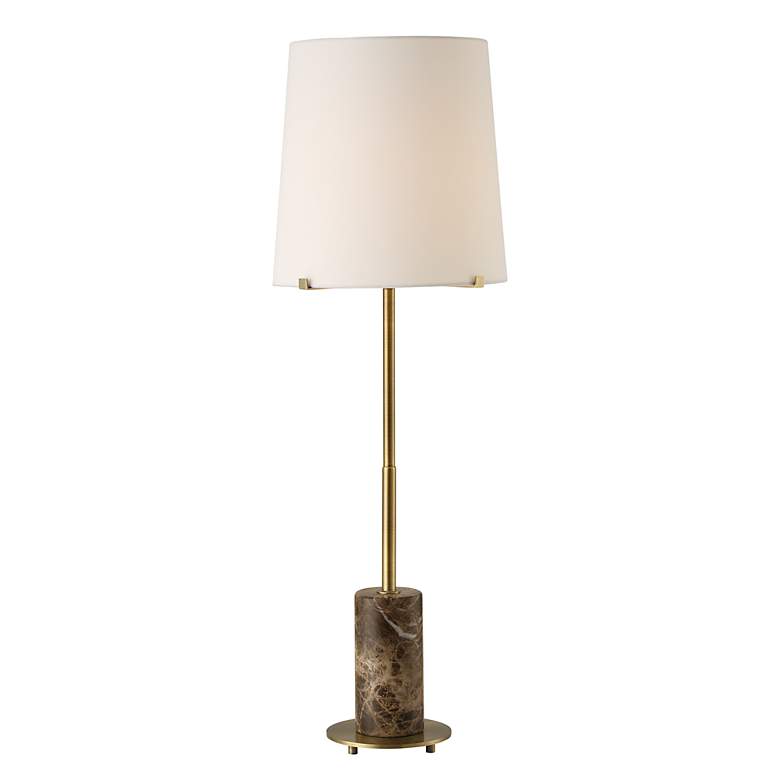 Image 2 Sepia 36" Brown Marble Buffet Lamp