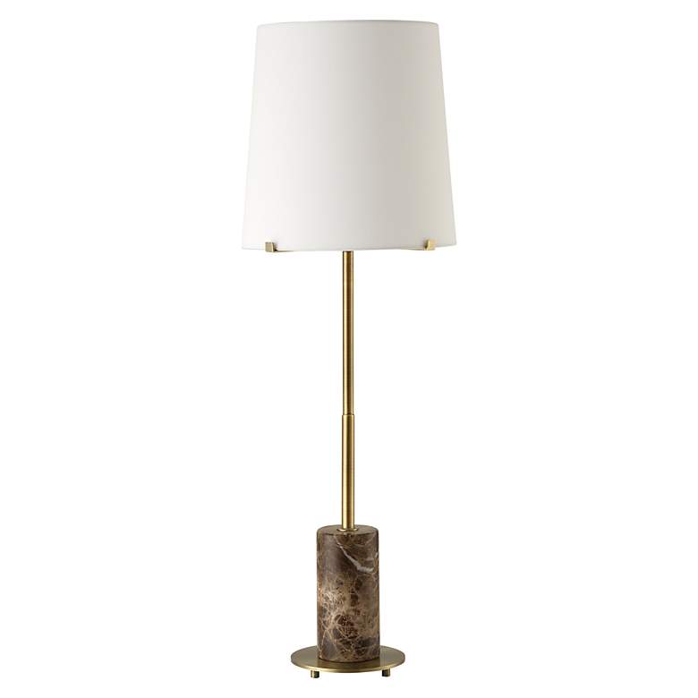 Image 4 Sepia 36" Brown Marble Buffet Lamp more views