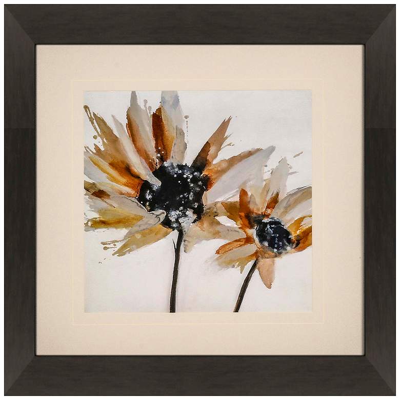 Image 1 Sepia Bloom I 34"W x 34"H Framed Art