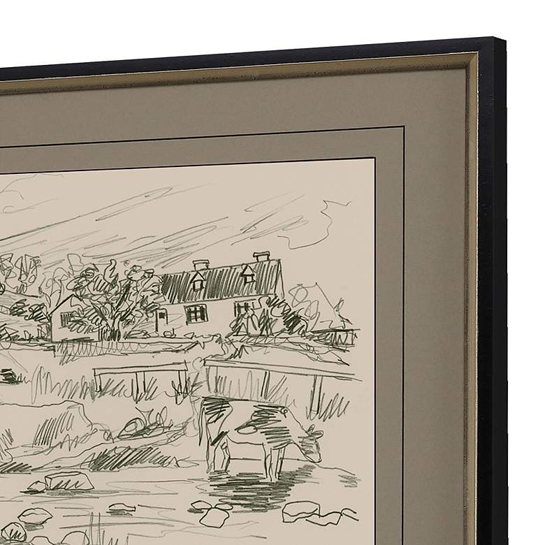 Image 3 Sepia Scenes I 28" Wide 2-Piece Giclee Framed Wall Art Set more views
