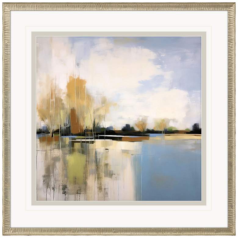 Image 1 September Morning II 42"W x 42"H Framed Art
