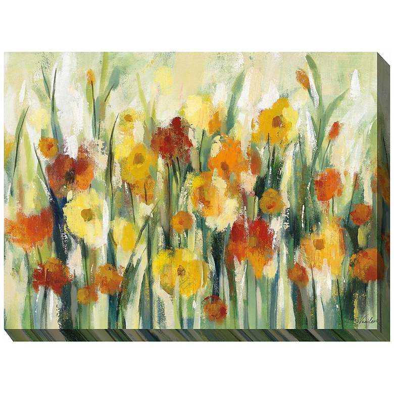 Image 2 September Sun 40 inch Wide All-Weather Outdoor Canvas Wall Art