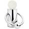 Septum 10 1/2" High Chrome LED Accent Table Lamp