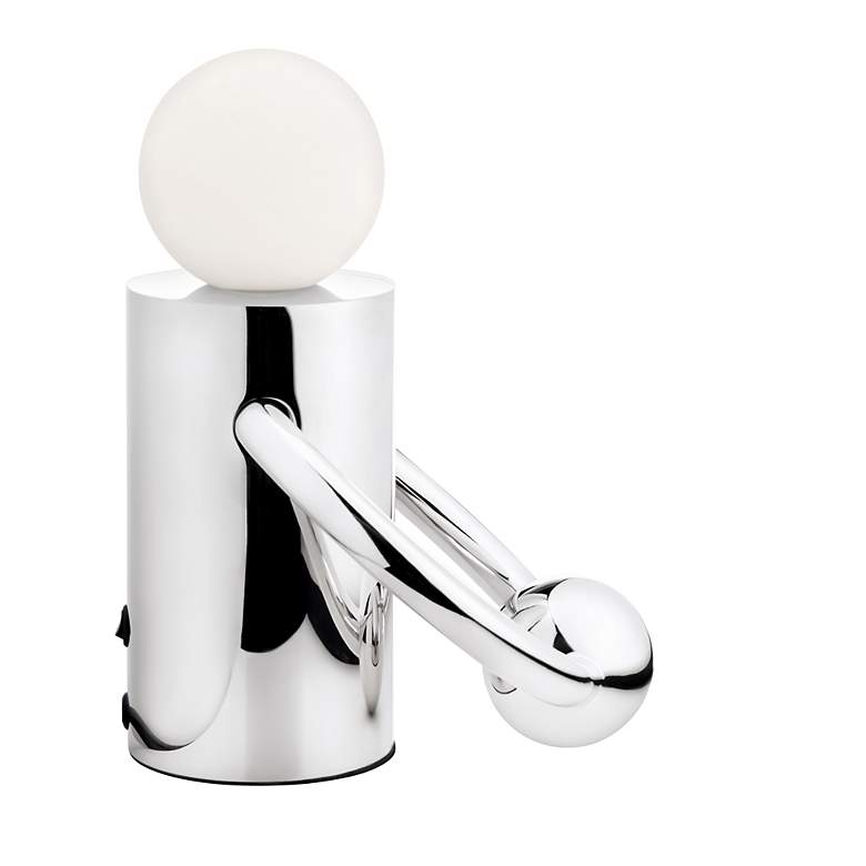 Image 2 Septum 10 1/2" High Chrome LED Accent Table Lamp more views