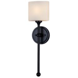 Sequoia 22&quot; High Matte Black ADA Wall Sconce