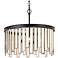 Sera 3-Light 16.1" Wide Tiffany Glass Chandelier