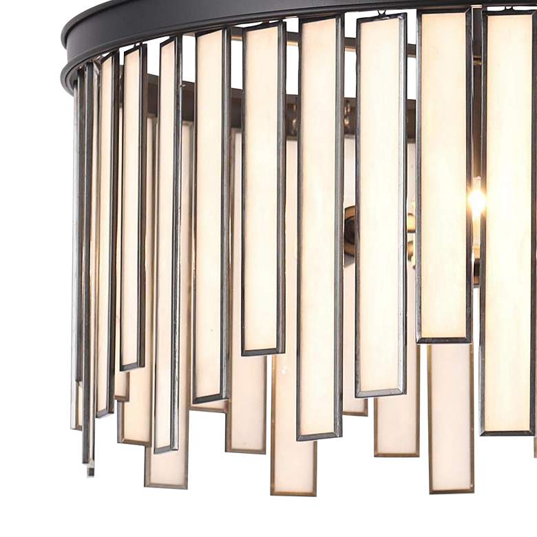 Image 3 Sera 3-Light 16.1" Wide Tiffany Glass Chandelier more views
