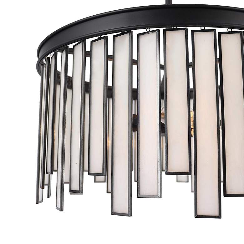 Image 4 Sera 3-Light 16.1" Wide Tiffany Glass Chandelier more views