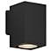 Sera 8.6" High Anthracite Square Downlight LED Outdoor Wall Sconce