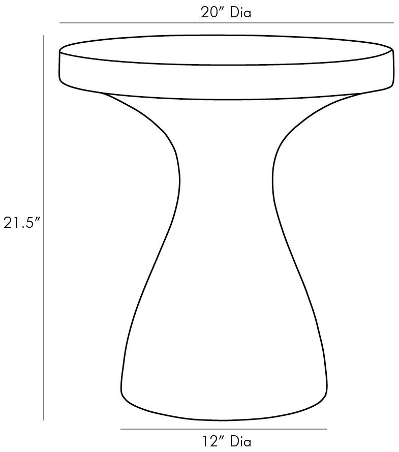 Image 7 Serafina 20" Wide Multi-Color Faux Marble Round Accent Table more views