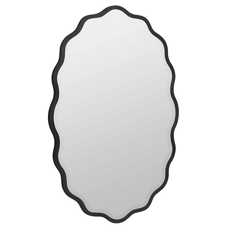 Image 2 Serafina Black Wall Mirror more views