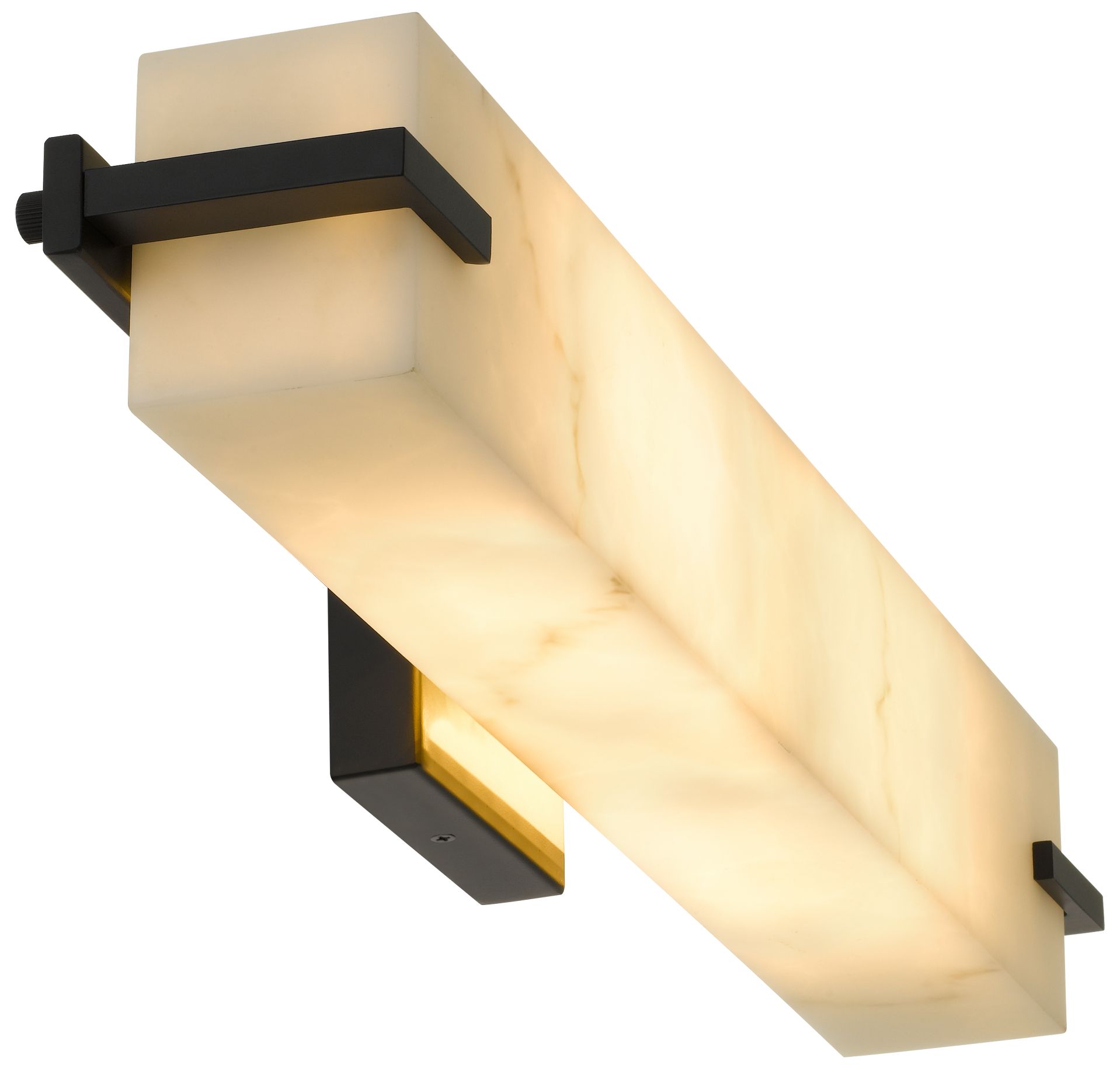 Seraphine 2-Light Matte Black Vanity Light
