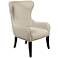 Seraphine Mink Upholstered Accent Armchair