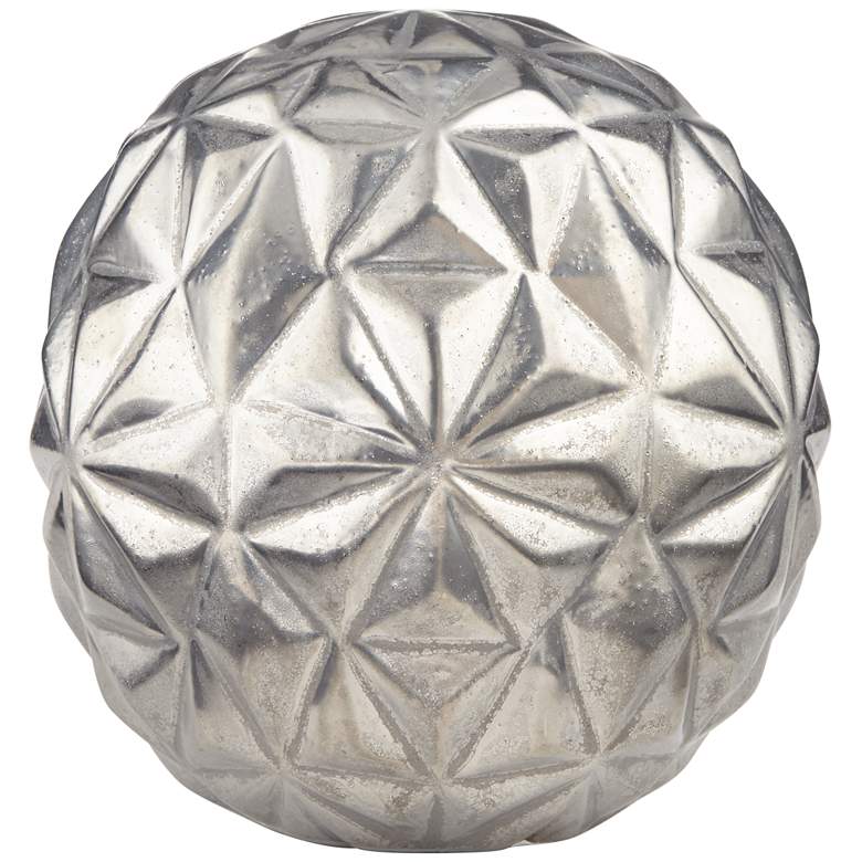 Image 2 Sereda 5 1/4 inch Wide Matte Silver Decorative Object