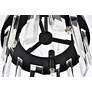 6_Serena 10" Wide Black and Crystal 6-Light Mini Pendant more views