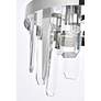 7_Serena 12"W Chrome 6-Light Mini Pendant with Clear Crystal more views