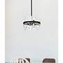 Thumbnail3 of Serena 16" Wide Black and Crystal Mini Pendant more views