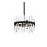 Thumbnail4 of Serena 16" Wide Black and Crystal Mini Pendant more views