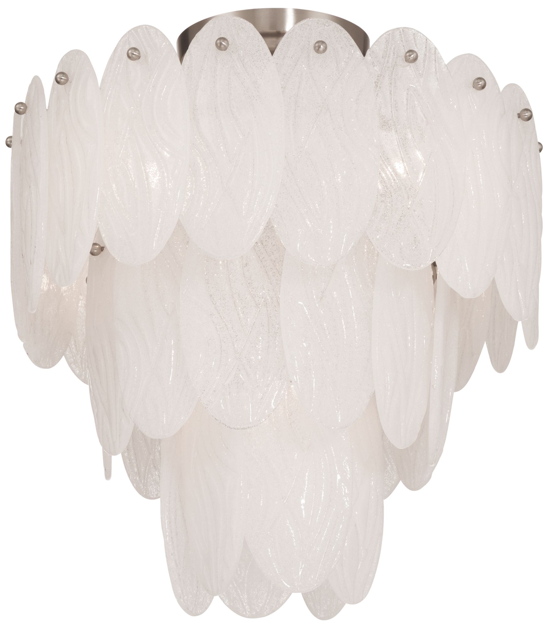 Image 5 Serena 16" Wide 5-Light Satin Nickel Chandelier more views