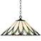 Serena 19 3/4" Wide River Accented Art Glass 3-Light Pendant