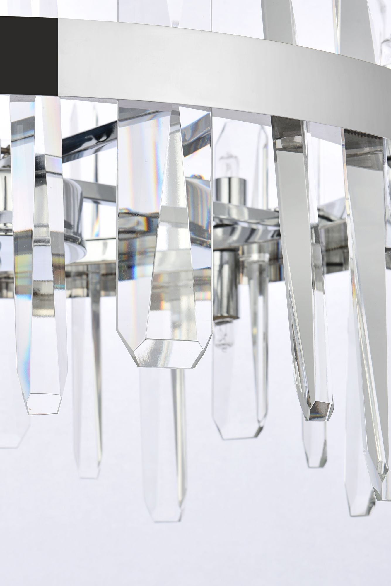 Image 5 Serena 20" Wide Chrome Crystal 10-Light Mini Pendant more views