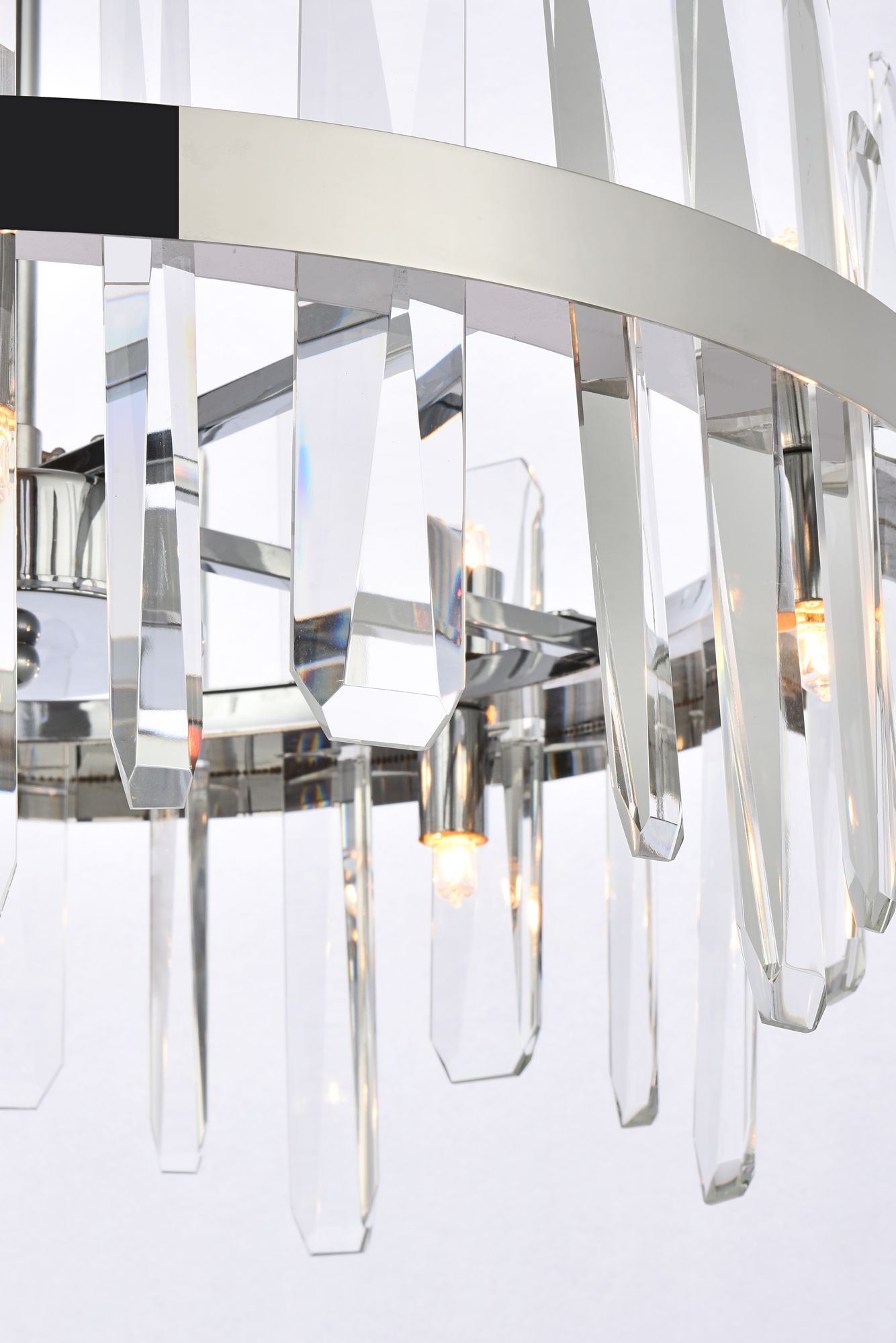 Image 6 Serena 20" Wide Chrome Crystal 10-Light Mini Pendant more views