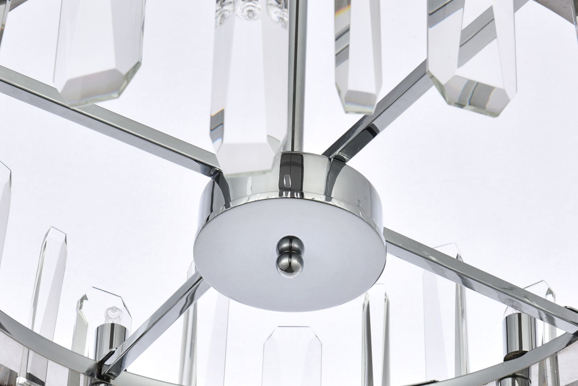 Image 7 Serena 20" Wide Chrome Crystal 10-Light Mini Pendant more views