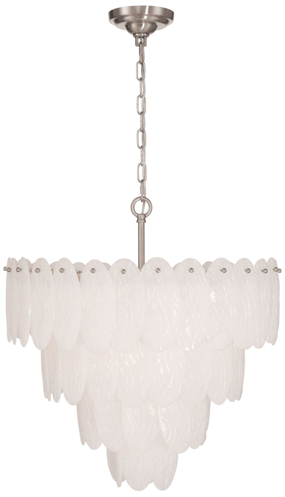Image 2 Serena 24" Wide 13-Light Satin Nickel Chandelier more views