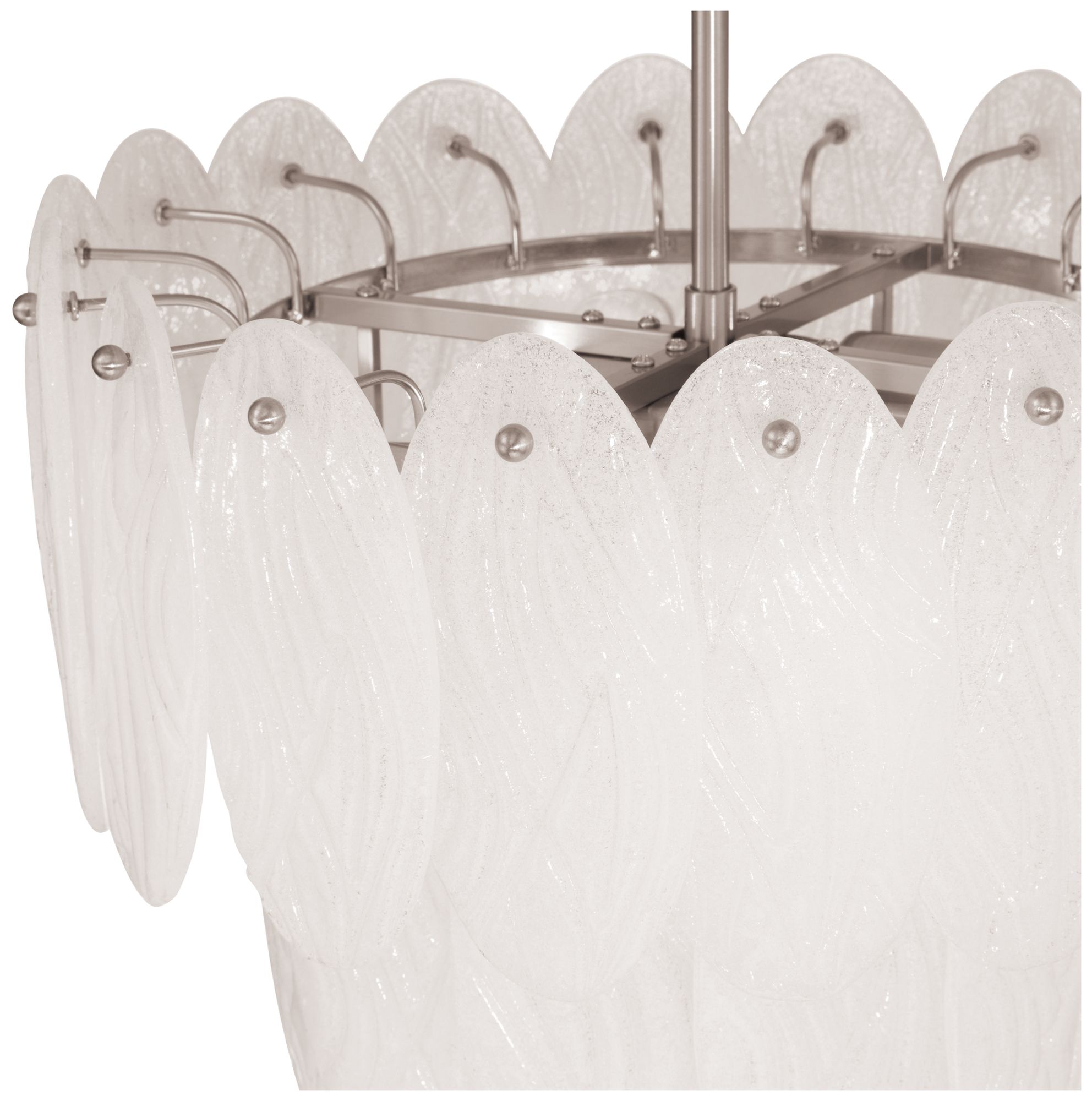 Image 3 Serena 24" Wide 13-Light Satin Nickel Chandelier more views
