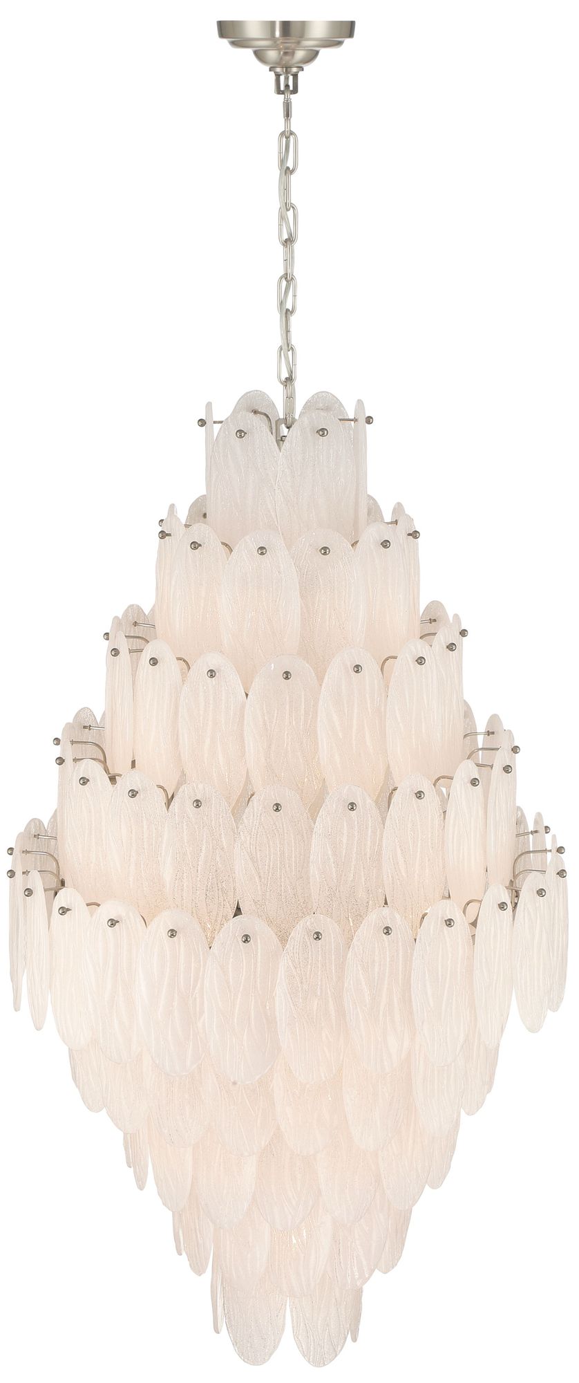 Image 2 Serena 25" Wide 19-Light Satin Nickel Chandelier more views