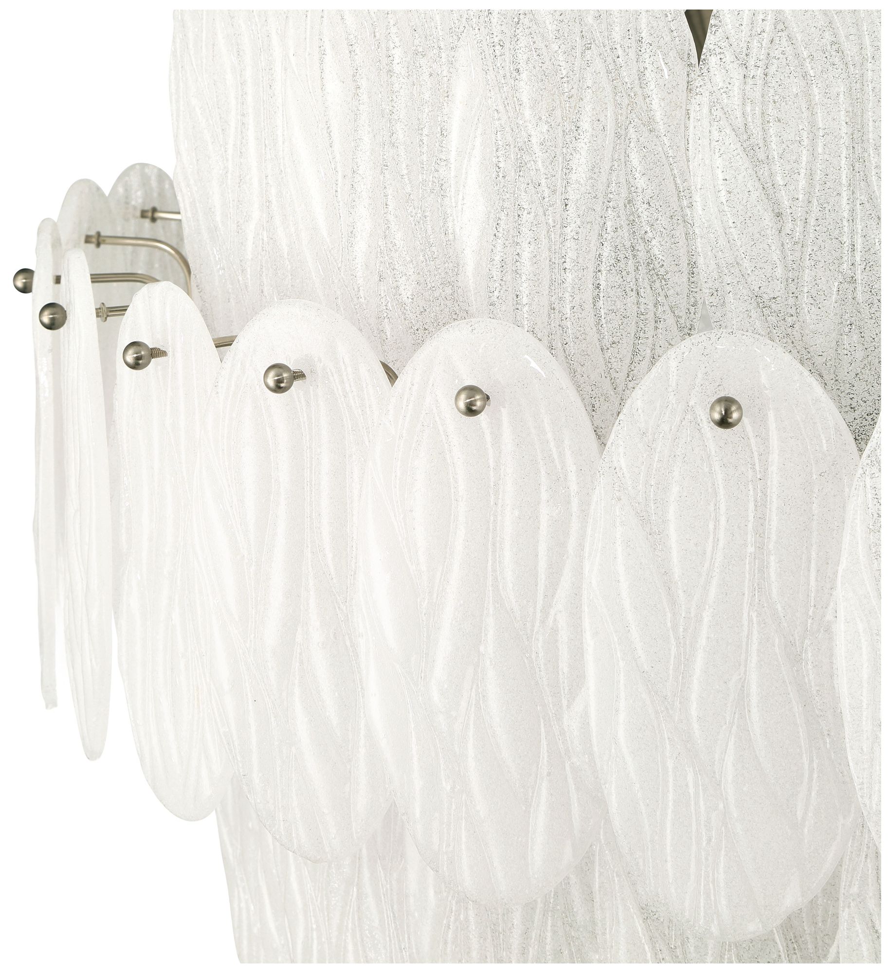 Image 5 Serena 25" Wide 19-Light Satin Nickel Chandelier more views